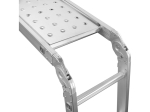 Multifunkční kloubový žebřík 4×4 příčky + podlážka - GEKO