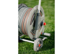 Pojízdný naviják WHITE LINE s hadicí 1/2" 20 m a příslušenstvím SILVER PRO SET, kovový - BRADAS
