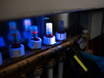 Inspekční LED svítilna 400 lm, 800 mAh, s UV světlem a magnetem - GEKO
