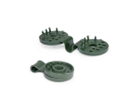 Upínací spona na sítě, tkaniny BUNGEE CORD CLIPS, zelená, balení 10 ks - BRADAS
