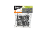 Upínací spona na sítě, tkaniny BUNGEE CORD CLIPS, šedá, balení 10 ks - BRADAS
