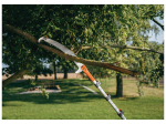 Pilka na větve 36 cm V-SERIES-P, s hákem a teleskopickou rukojetí 550 cm - BRADAS