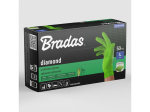 Nitrilové rukavice DIAMOND, pevné, odolné chemikáliím, 50 ks, zelené - BRADAS (Velikost: XXL (10–11))