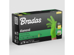 Nitrilové rukavice DIAMOND, pevné, odolné chemikáliím, 50 ks, zelené - BRADAS (Velikost: XXL (10–11))
