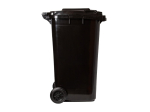 Popelnice 240 l, plastová černá - MAR-POL