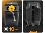 Samonavíjecí buben s pneumatickou hadicí 8×12 mm, 20 m - POWERMAT