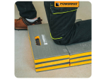 Dílenské lehátko, skládací pěnová podložka 3v1 - POWERMAT