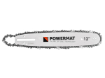 Vodící lišta pro řetězové pily 12" + 2 řetězy 3/8" 1,3 mm 45z - POWERMAT