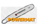 Vodící lišta pro řetězové pily 12" + 2 řetězy 3/8" 1,3 mm 45z - POWERMAT