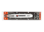 Vodící lišta pro řetězové pily 12" + 2 řetězy 3/8" 1,3 mm 45z - POWERMAT