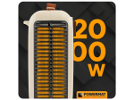Teplovzdušný ventilátor 2000 W - POWERMAT