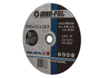 Řezný kotouč 230×2,5×22,2 mm, na kov - MAR-POL