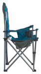 Židle kempingová skládací LUCCA modrá