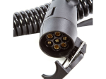 Prodlužovací kabel k přívěsu (spirálový) 3 m, 7 pólů, 12 V, samec/samice - MAR-POL