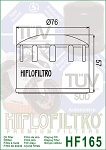 Olejový filtr HF165
