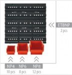 Závěsný organizér/držák s 30 boxy NTBNP3 ORDERLINE