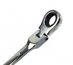 Klíče ráčnové očkoploché s kloubem, sada 6ks, 8-19mm, plast. držák, GEKO