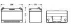 Exide Excell 12V 95Ah 720A EB955 levá