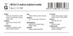 Poj. matice kol M12x1,50 kuželové sedlo (G)