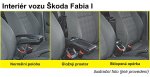 Opěrka mezi sedadla vyklápěcí CLUB