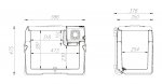 Chladící box FREEZE kompresor 40l 230/24/12V -20°C