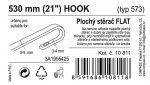 Stěrač FLAT BULK (HOOK) 21"/530mm