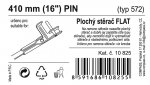 Stěrač FLAT BULK (PIN) 16"/410mm