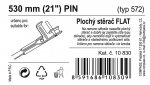 Stěrač FLAT BULK (PIN) 21"/530mm