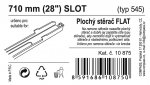 Stěrač FLAT BULK (SLOT) 28"/710mm