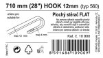 Stěrač FLAT BULK (HOOK 12mm) 28"/710mm