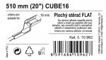 Stěrač FLAT BULK (CUBE16) 20"/510mm