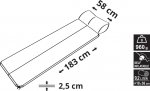 Karimatka samonafukovací 183x58x2,5cm s polštářem NAVY