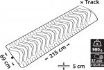 Karimatka nafukovací  TRACK 185x61cm modrá