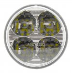 Světla denního svícení 4 HIGH POWER LED 12V/24V (kulatá 70 mm)