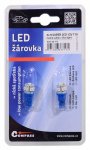 Žárovka 9 SUPER LED 12V  T10  modrá 2ks