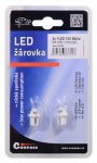 Žárovka 1LED 12V  B8,5d  bílá 2ks