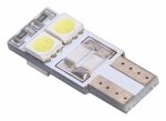 Žárovka 4 SMD LED 12V T10 s rezistorem CAN-BUS ready bílá