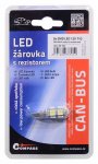 Žárovka 9 SMD LED 12V T10 s rezistorem CAN-BUS ready bílá