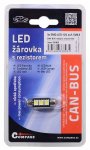 Žárovka 3 SMD LED 12V suf. SV8.5 38mm s rezistorem CAN-BUS ready bílá