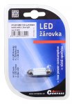 Žárovka 27 SMD LED 12V suf. SV8.5 38mm modrá