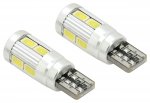 Žárovka 10 SMD LED 3chips 12V T10 CAN-BUS ready bílá 2ks