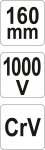 Kleště odizolovací 160mm VDE (1000V)