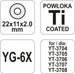 Náhradní kolečko do řezačky 22 x 11 x 2 mm