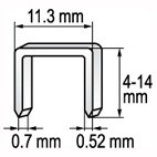 Spona do sešívačky 10 x 11,2 mm 1000 ks