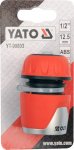 Rychlospojka hadicová 1/2", ABS plast, 12,5mm, STOP ventil