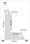 Magnetické držáky svářečské 2ks 32kg