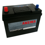 Autobaterie Akuma Komfort 12V  45Ah  330A  B24JX 45 Levá