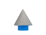 Diamantová fréza kuželová 2-38 mm, M14 na beton, keramiku, kámen - GEKO