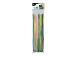 Elastické stahovací pásky 3,6×300 mm, 50 ks, mix barev - BRADAS