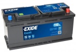 Exide Excell 12V 110Ah 850A EB1100 pravá